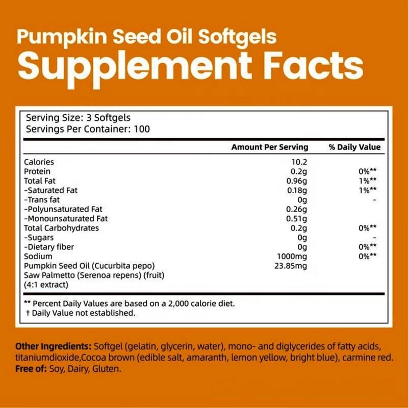 FolliCalm™ Pumpkin Seed Oil Softgels