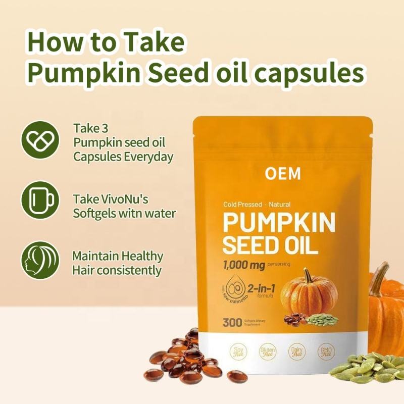 FolliCalm™ Pumpkin Seed Oil Softgels